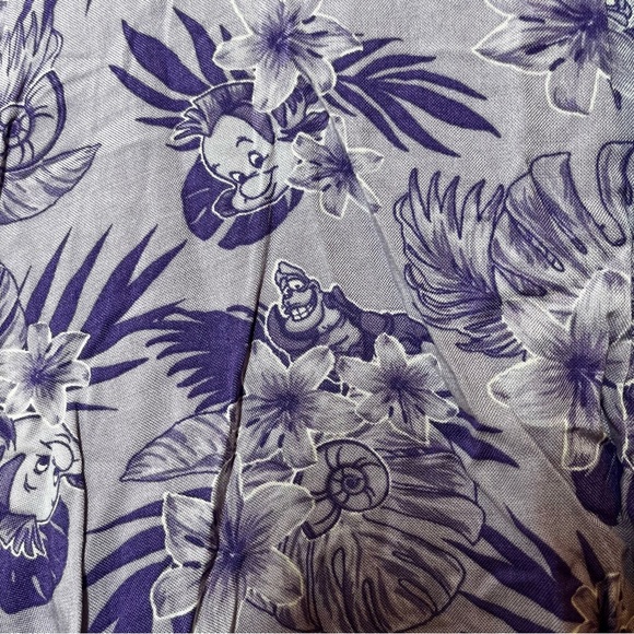 NWT DISNEY HOT TOPIC Purple Ariel Off Shoulder Romper Little Mermaid Small - Picture 7 of 8